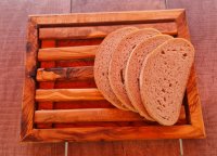 4´er Set Brotschneidebrett 30cm x 25cm Olivenholz